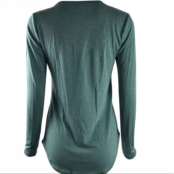 🛒 Sequin Pocket T-Shirt // Long Sleeve // NWT - Picture 2 of 4